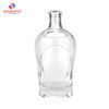 500ml bar top round bottle upper wide tequila bottle