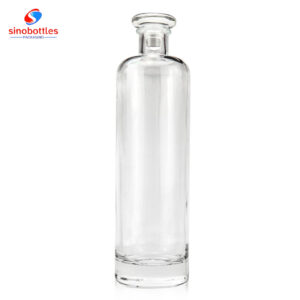 750ml Straight round tall glass bottle wholesale