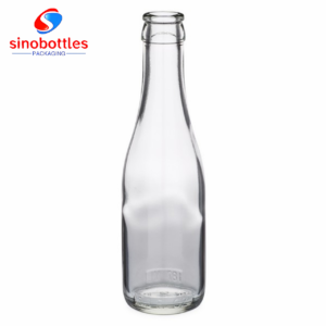 187 ml Clear Glass Flat Bottom Champagne Bottles