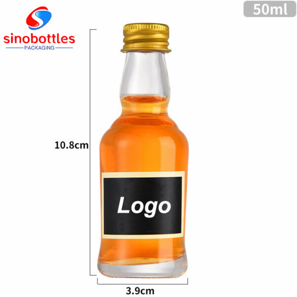 50ml small size glass bottle wholesale