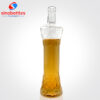 750ml Mountain shape base engraved patterns