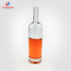 1000ml empty round vodka glass bottle with screw top