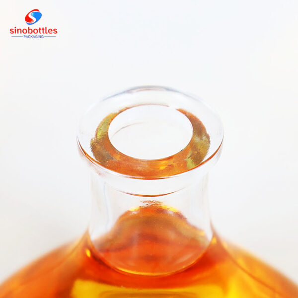 700ml bar top custom tequila glass bottle