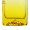 500ml /750ml square shape mountain frame base glass bottle
