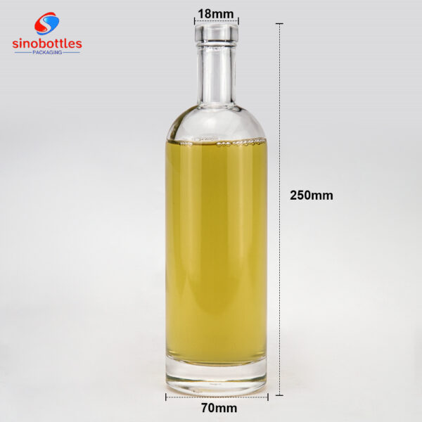 500ml bar top classic round bottle