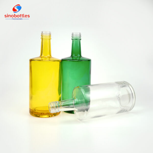 750ml Screw Top Round bottle Boston Base