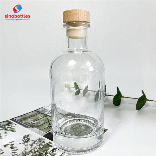 200ml boston round glass bottle