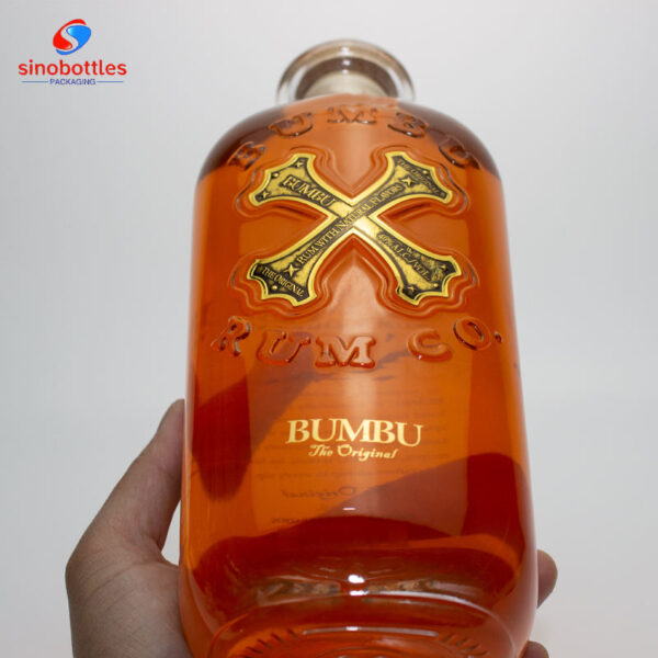 750ml Premium Rum bottle custom
