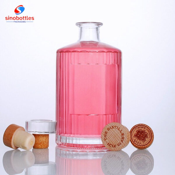 500ml /750ml bar top flat bottom whiskey bottle soju bottle