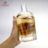 500ml bar top round bottle upper wide tequila bottle