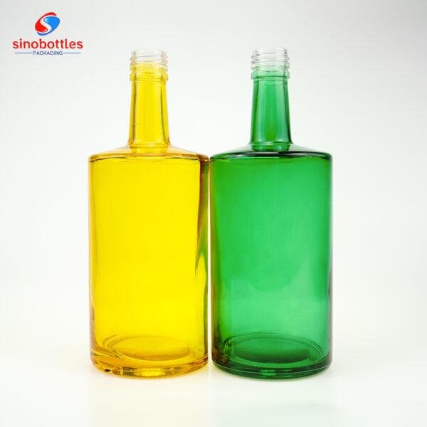750ml Screw Top Round bottle Boston Base