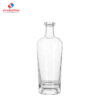750ml bar top round glass tequila bottle wholesale