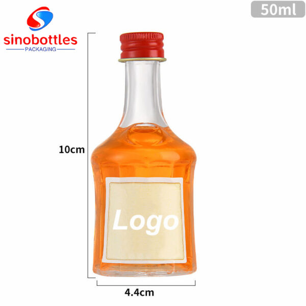 50ml small size glass bottle wholesale