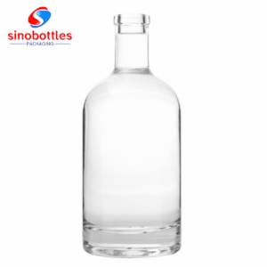 750 ml Flint Glass Nordic Liquor Bottles