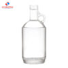 750ml bar top loop handle round moonshine bottle