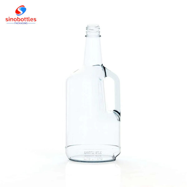 1750ml 1.75L Handle glass bottle tamper evident top