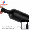 Black coating Boston round bottle