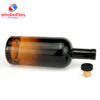 gradient color coating Boston round bottle
