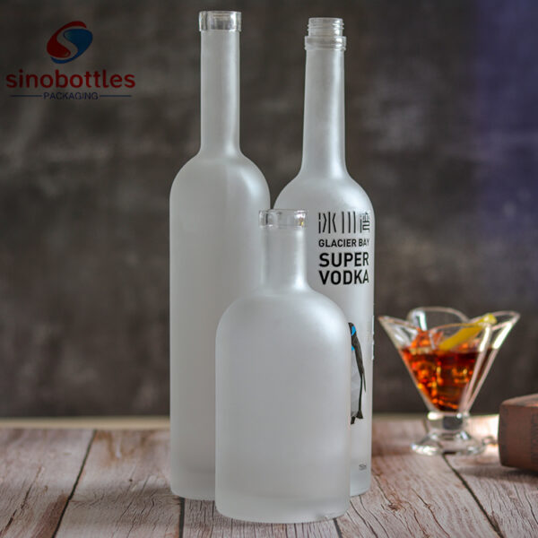 Frosting glass bottle wholesale