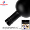 Black coating Boston round bottle