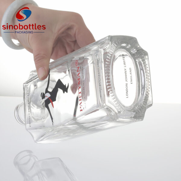 Decals design for glass bottle
