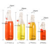 250ml 500ml 750ml 1000ml Swing top juice bottle