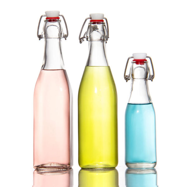 250ml 500ml 750ml 1000ml Swing top juice bottle