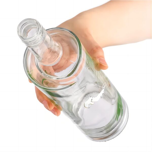 Chinese Glass Bottle Manufacturer 700ml 500ml Cylindrical Vodka Glass Wine  Bottle With Cork  Sinobottles.com