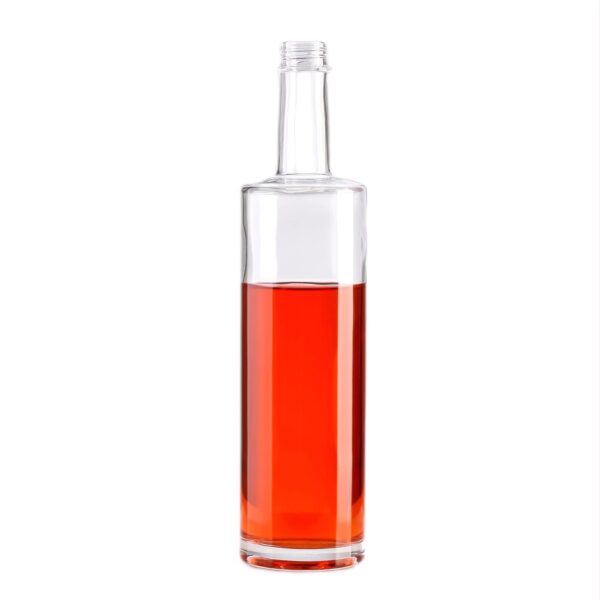 500ml 700ml 750ml flat shoulder vodka bottle