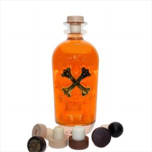 700ml premium rum glass bottle custom samples