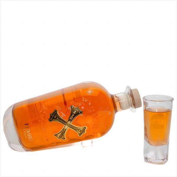 700ml premium rum glass bottle custom samples
