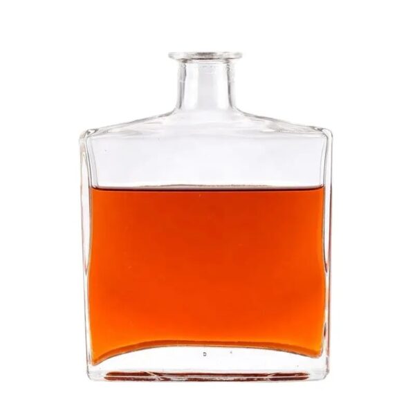 750ml 1100g flat square Tequila Bottle supplier