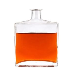 750ml 1100g flat square Tequila Bottle supplier