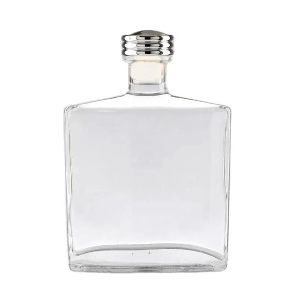 750ml 1100g flat square Tequila Bottle supplier