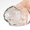 750ml 580g quality water glass bottle with engraved patterns at bottom