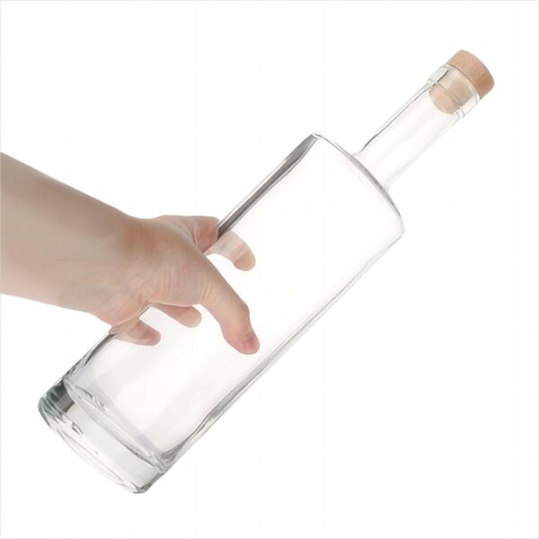 750ml 800g St. Louis Oval Liquor Vodka glass bottle