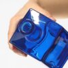 Transparent color painting Square bottle supplier