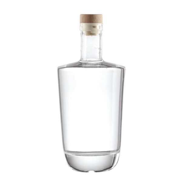 750ml wholesale round OEM crystal glass Gin bottle
