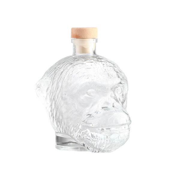 750ml Orangutan Head Shaped Wine Bottle