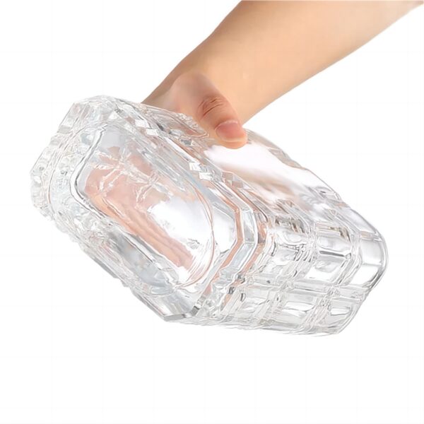 750ml custom engraved square bottle for spirits