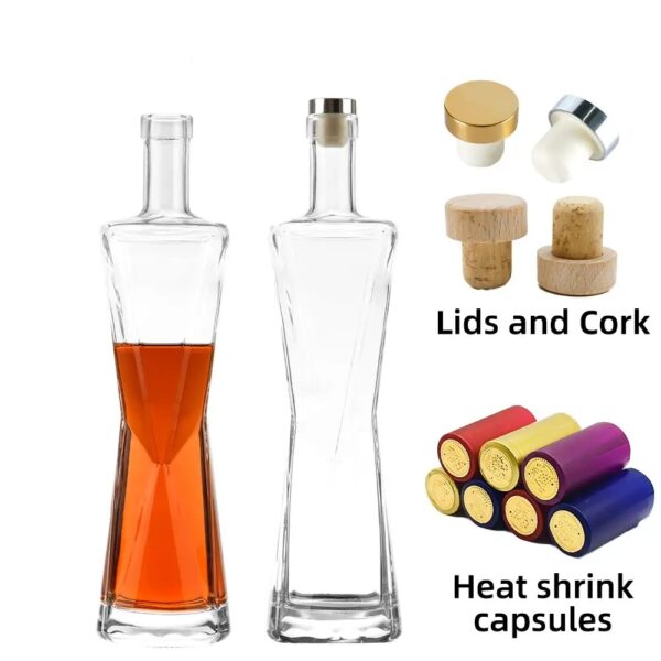 Wholesale Clear Fancy Super Flint Glass Bottle