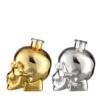 Factory Skull Head Vodka Bottle Electroplated Chrome bottle