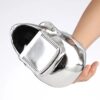 Factory Skull Head Vodka Bottle Electroplated Chrome bottle