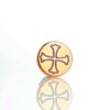 Zinc Alloy badge label with bar Top synthetic stopper