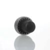 Zinc Alloy badge label with bar Top synthetic stopper