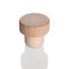 Custom Round wooden top 18.5mm T bar stoppers for Whiskey bottles