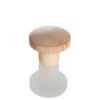 Custom Round wooden top 18.5mm T bar stoppers for Whiskey bottles