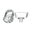clear glass cork for vodka glass bottle
