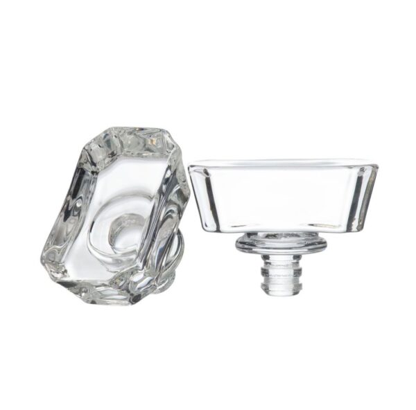 clear glass cork for vodka glass bottle