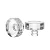 clear glass cork for vodka glass bottle